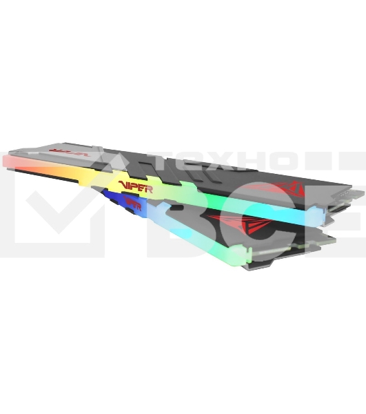 Оперативная память Patriot Viper Venom, DDR5, 64GB (2x32GB), 5600MHz, CL40, с радиаторами, RGB, черный