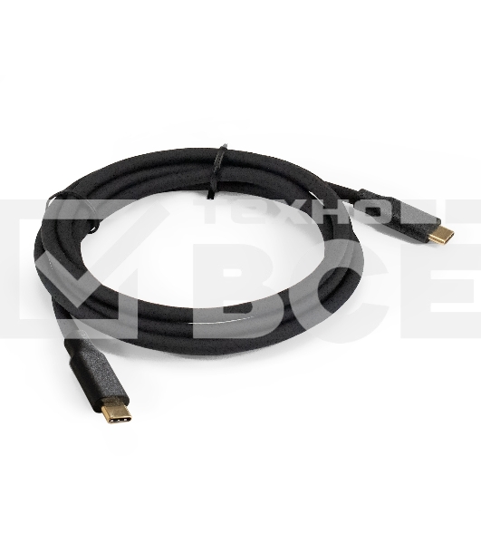 Кабель для зарядки ExeGate EX-CCP-USB3.1-CMCM2-1.8 (USB Type Cm/Cm, Gen.2, 10Gbit/s, 5A, 100W, 1,8м)