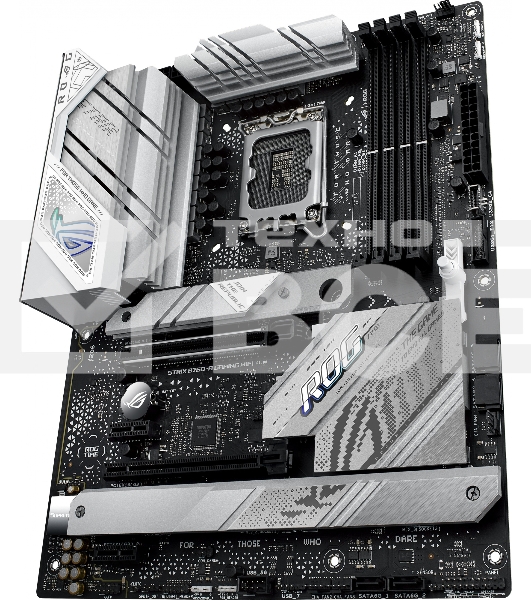 Материнская плата ASUS ROG STRIX B760-A GAMING WIFI, LGA 1700, Intel B760, 4xDDR5, 4xSATA, 3xM.2, 1xPCIe 5.0 x16, 1xPCIe 3.0 x4, 1xHDMI, 1xDP, 1x 2.5Gb LAN, 1xUSB-A 3.2 Gen 2, 2xUSB-A 3.2 Gen 1, 4xUSB 2.0, 5x3.5 мм, 7.1, Standard-ATX