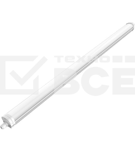 Светильник светодиодный Gauss IP65 1170x60x55мм 36Вт 2450lm 4000К линейн. мат. с возм. соед. в линию