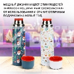 Термос Starwind New Year 11-1000 1 л. белый/рисунок, фото16