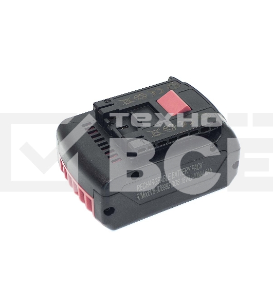 Аккумулятор для Bosch (p/n: 2607336091, 2607336092, 2607336170, BAT609, BAT618), 4.0Ah 18V Li-ion