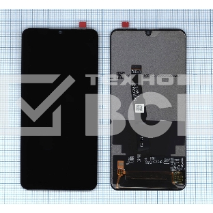 Дисплей для Huawei P30 lite, Nova 4e (COF orig) черный