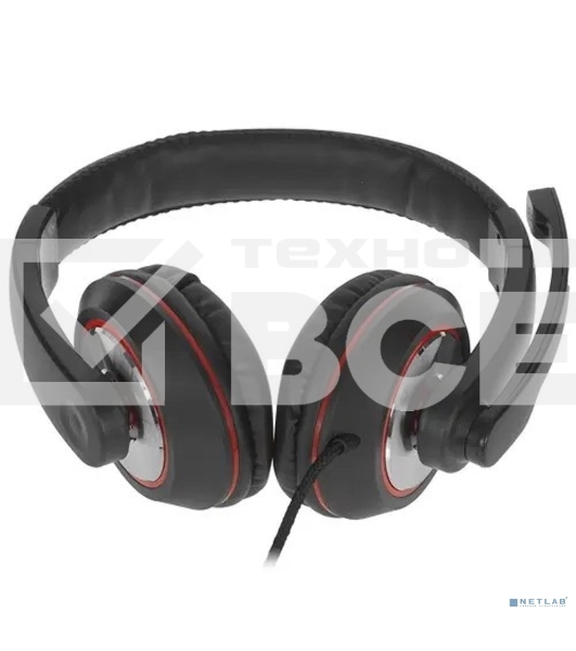 Гарнитура Oklick HS-L390G DRAGON black/red 1.8m (JD-728S)