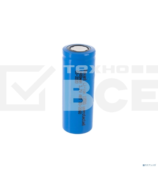 Аккумулятор Li-ion 18500 unprotected 1400 mAH 3.7 В Rexant