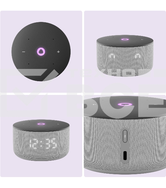 Умная колонка Yandex Станция Мини 3 Алиса серый 12W 1.0 BT/Wi-Fi