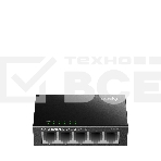 Коммутатор CUDY FS105 5-Port 10/100 Mbps Desktop Switch, 5 10/100M RJ45 Ports, Loop Detection, Metal Case, Power Saving, Plug & Play, фото2