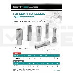 Головка торцевая удлиненная Stels 18 мм, 6-гранная, CrV, под квадрат 1/2', фото 1