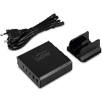 Настольное зарядное устройство Digma Pro DPW10A 140W 5A (PD+QC) 3хUSB-C/2xUSB-A универсальное черный (DPW1A4G024BK), фото12