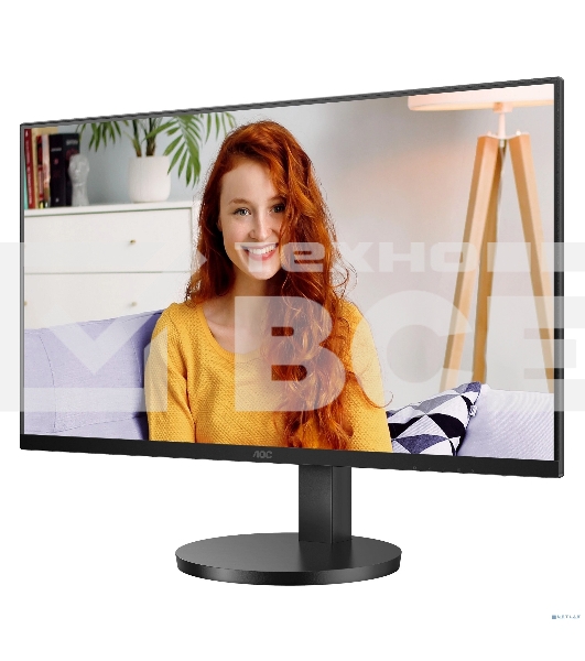 Монитор 27' AOC U27B3AF IPS 3840x2160, 60 Гц, 4 мс, 16:9, 350 кд/м², DP 1.4, HDMI 2.0, 3.5 Jack, Adaptive-Sync, HDR10, динамики (2x2 Вт), черный