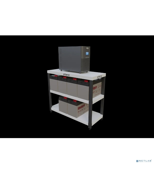 Источник бесперебойного питания STARK SC 3000 Online 12A 3000 ВА/2700 Вт Online, Напольный, 110-300В, 4 х ЕВРО, Smart-slot, USB, RS232, EPO, БЕЗ АКБ - внешние батареи 6 шт от 4,5Ач до 240 Ач