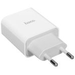 Зарядное устройство Hoco 10.5Вт, 2.1А, 1хUSB + кабель USB/Type-C 1м, C81A, белый, блистер, фото4