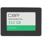 Накопитель SSD CBR, 512Gb, SATA III, 2.5', R/W 550/520, фото7