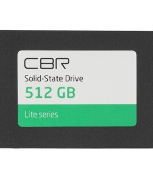 Накопитель SSD CBR, 512Gb, SATA III, 2.5', R/W 550/520