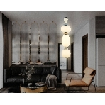 Светильник Ambrella light LH53142 BK/WH черный/белый 15W 3000K D140*1760, фото3