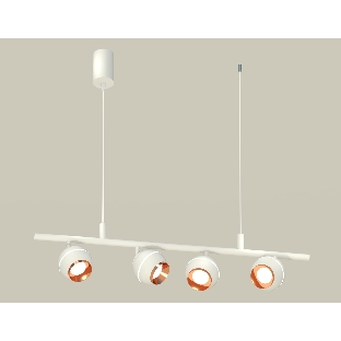 Светильник Ambrella light XB9001500/4 SWH/PPG белый песок/золото розовое полированное MR16 GU5.3 (С9001, С1101, N7035)