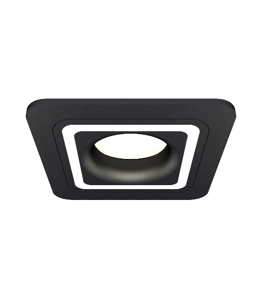 Комплект встраиваемого светильника Ambrella light XC7902011 SBK черный песок MR16 GU5.3 (C7902, N7716)