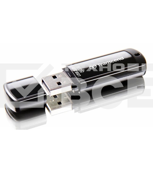 Флеш диск Transcend 8Gb Jetflash 350 TS8GJF350 USB2.0 черный