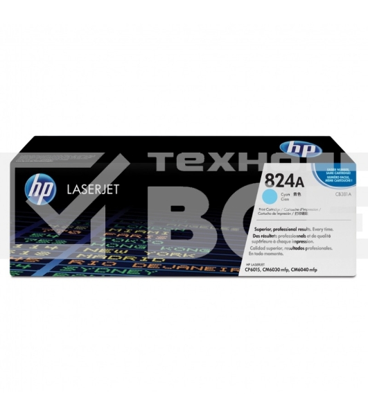 Картридж лазерный HP CB381A голубой Color LJ CP6015/CM6030mfp/CM6040mfp (21000стр.)