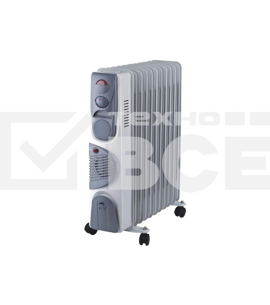 Обогреватель масляный Оазис BВ-25Т с тепловентилятором, 11 секций