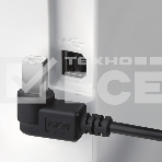 Кабель Greenconnect 1.0m USB 2.0, AM/BM угловой, черный, 28/28 AWG, экран, армированный, морозостойкий, GCR-UPC3M2-BB2S-1.0m Greenconnect Кабель 1.0m USB 2.0, AM/BM угловой, черный, 28/28 AWG, экран, армированный, морозостойкий, GCR-UPC3M2-BB2S-1.0m, фото5