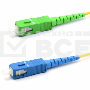 Патч-корд оптический переходной (SM), 9/125 (OS2), SC/APC-SC/UPC, (Simplex), LSZH, 5м