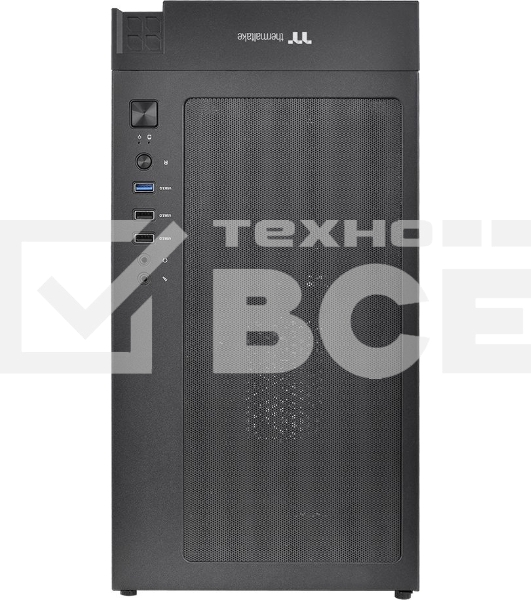 Компьютерный корпус Thermaltake H330 TG CA-1R8-00M1WN-00 Black/Win/SPCC/Tempered Glass*1/120mm Standard Fan*1