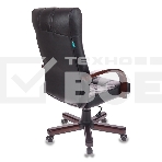Кресло руководителя Бюрократ KB-10/WALNUT черный, искусственная кожа, крестовина металл, фото5
