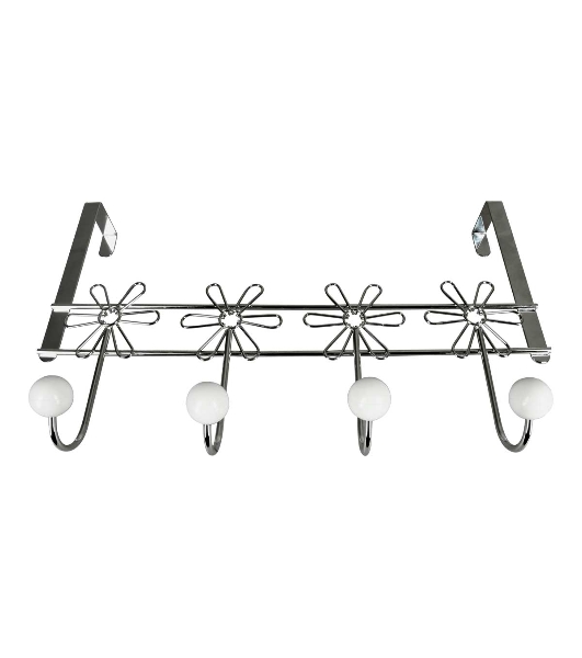 Вешалка на дверь ROSENBERG R-355061, 4 крючка