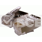 Коннектор RJ45 STP 8P8C, универсальный, cat.6A, 100 шт., фото2