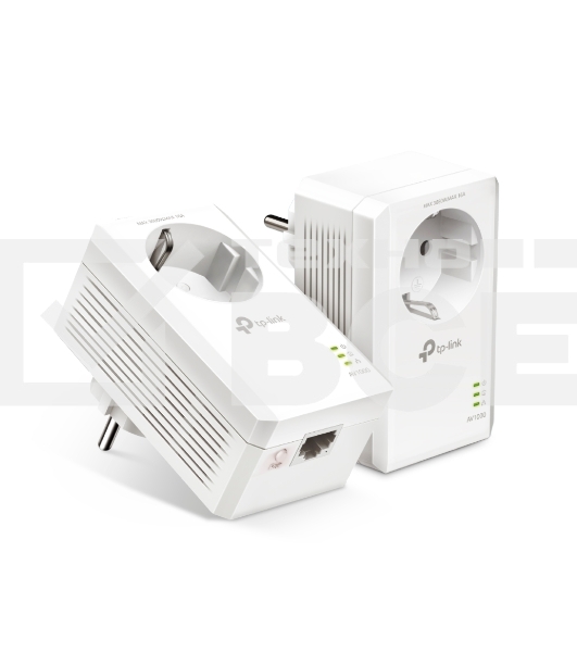 Сетевой адаптер TP-Link AV1000 Gigabit Passthrough Powerline Starter KitSPEED: 1000 Mbps PowerlineSPEC: Broadcom CPU, HomePlug AV2, 1+1 Gigabit PortFEATURE: Plug and Play, tpPLC Utility, Pair for More Security, Extra Power SocketKIT: 2× TL-PA7017P'