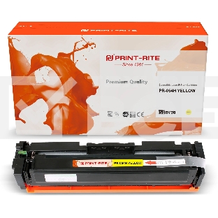 Картридж лазерный Print-Rite TFCA08YPU1J PR-054H YELLOW 054H Yellow желтый (2300стр.) для Canon LBP 621Cw/623Cdw/641Cw/643Cdw