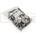 Коннектор ExeGate PL45-C5-8P8C-SH-100 RJ-45 Кат.5e (8P8C) под одножильный кабель, экранированный, золотое напыление (100шт), фото 1