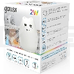 Ночник Gauss NN303 кошка белый, фото 1