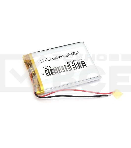 Аккумулятор Li-Pol (батарея) 8.8*47*62мм 2pin 3.7V/3200mAh