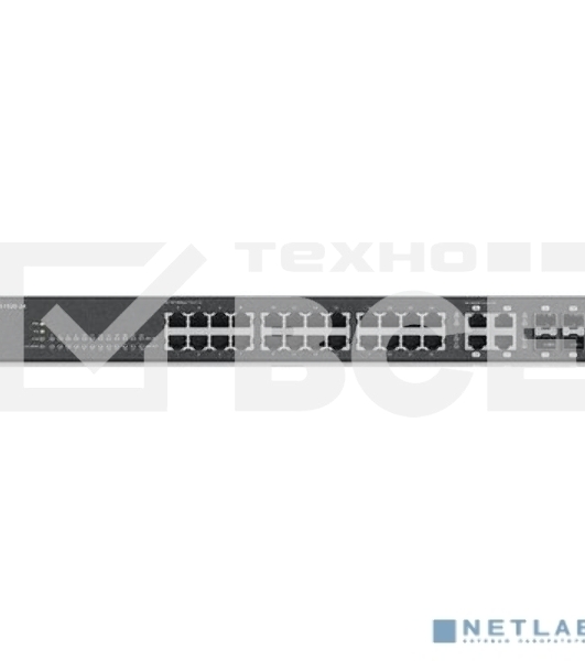 Коммутатор ZYXEL GS1920-24v2 Hybrid Smart switch Zyxel Nebula Flex, 24xGE, 4xCombo (SFP/RJ-45), silent (fanless), Standalone / cloud management