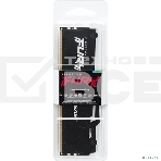 Оперативная память Kingston Fury Beast, DDR5, 16GB (1x16GB), 5600MHz, CL36, DIMM, с радиатором, RGB, черный, фото5