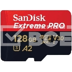 Карта памяти SanDisk Extreme Pro с адаптером microSD UHS I Card 128GB for 4K Video on Smartphones, Action Cams & Drones 200MB/s Read, 90MB/s Write, Lifetime Warranty, фото2