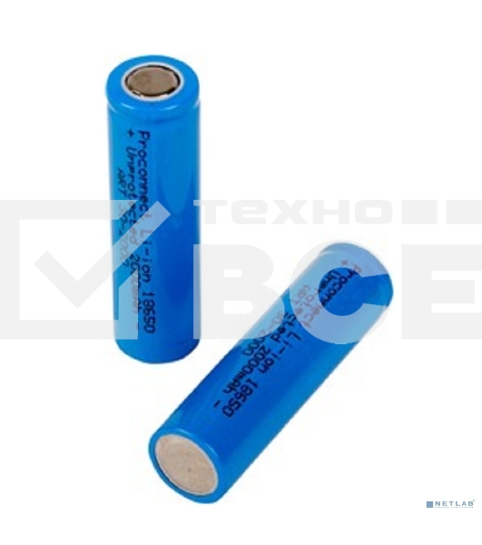Аккумулятор 18650 unprotected Li-ion 2000 mAH 3.7 В PROconnect