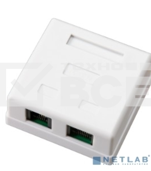 Рoзетка комбинированная внешняя Rexant, RJ-45(8P-8C) + RJ-11(6P-4C), UTP неэкранированная