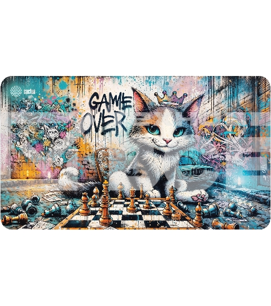 Коврик для мыши Cactus Game Over 700x400x4мм (CS-MP-COR01XLL)