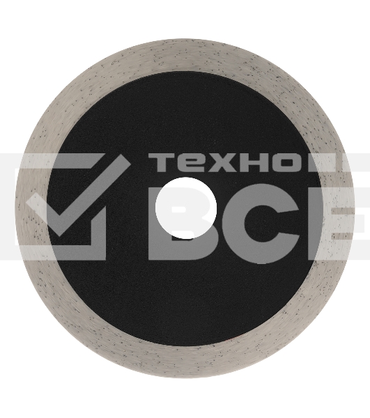 Диск алмазный отрезной Denzel ф125 х 22,2 мм, Сплошной, мокрое резание, HWD92