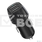 Автомобильное зарядное устройство c двумя портами Rexant (USB-А + USB-A) со световой индикацией, 12Вт, черное, фото4