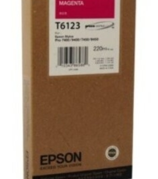 Картридж струйный Epson C13T612300 пурпурный (220 мл) для Stylus Pro 7400, 7450, 9400, 9450
