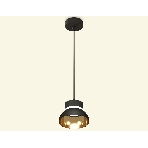 Светильник Ambrella Light XP8111051 SBK/PYG/CL черный песок/золото желтое полированное/прозрачный GX53, фото3