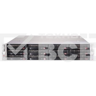 Корпус SuperMicro CSE-826BE2C-R741JBOD 2x740W черный