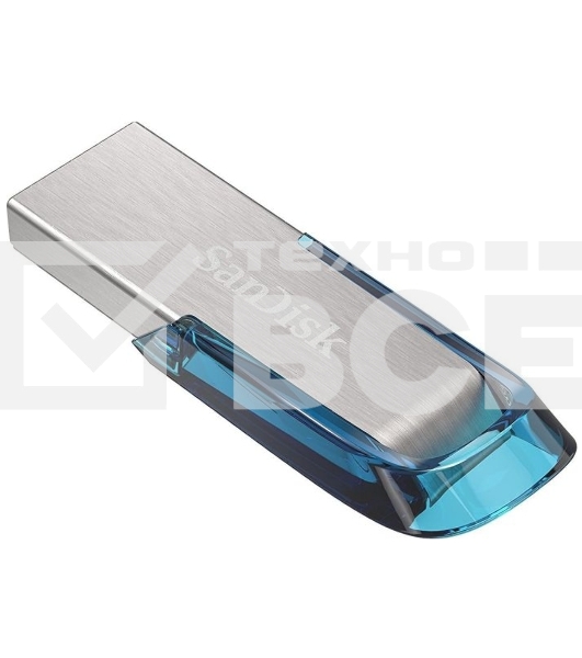 Флеш диск 128GB SanDisk CZ73 Ultra Flair, USB 3.0, Tropical Blue