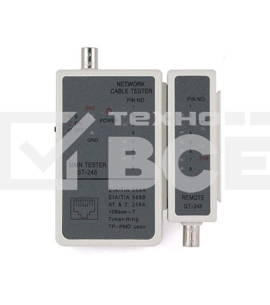 Монтажный инcтрумент Тестер LAN Gembird NCT-1, для RJ-45, RG-58