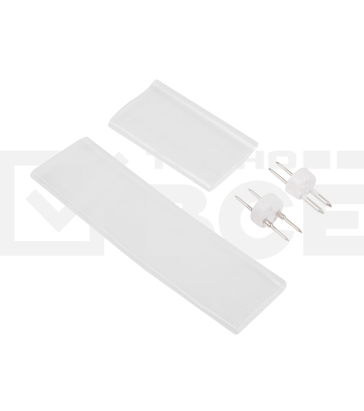 Установочный набор для дюралайта Neon-night 2W ∅10мм (коннектор с иголкой, выпрямитель, заглушка), до 100м