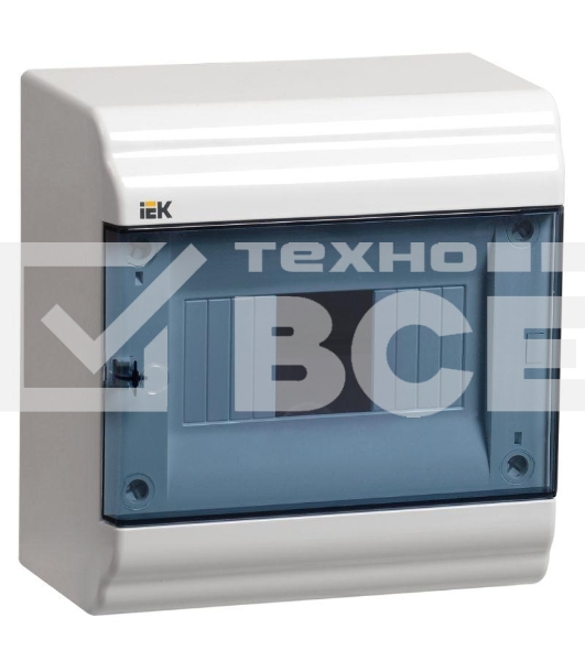 Бокс IEK MKP82-N-06-41-20 ЩРН-П-6 модулей навесн.пластик IP41 PRIME